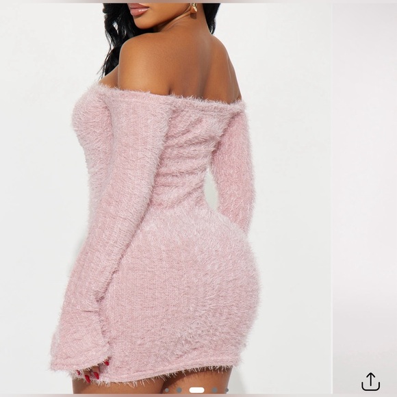 Fashion Nova Pink Long Sleeve Dress - Picture 3 of 5